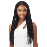 Outre Pre-Braided Glueless HD 13X4 Lace Frontal Wig - FULANI MICRO CORNROW BRAIDS